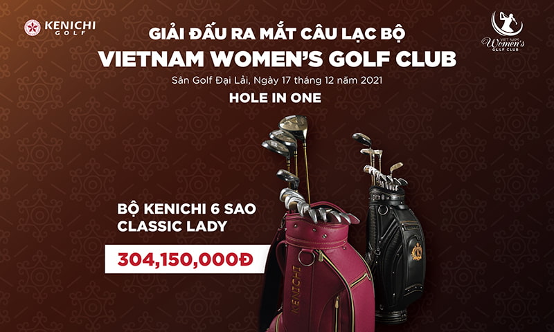 Kenichi Việt Nam tài trợ giải đấu Viet Nam Women's golf