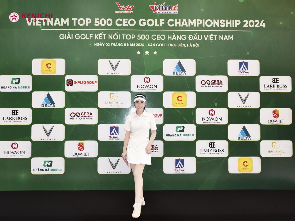 Chủ tịch HĐQT GolfGroup - Vũ Kim Dung tham dự giải đấu