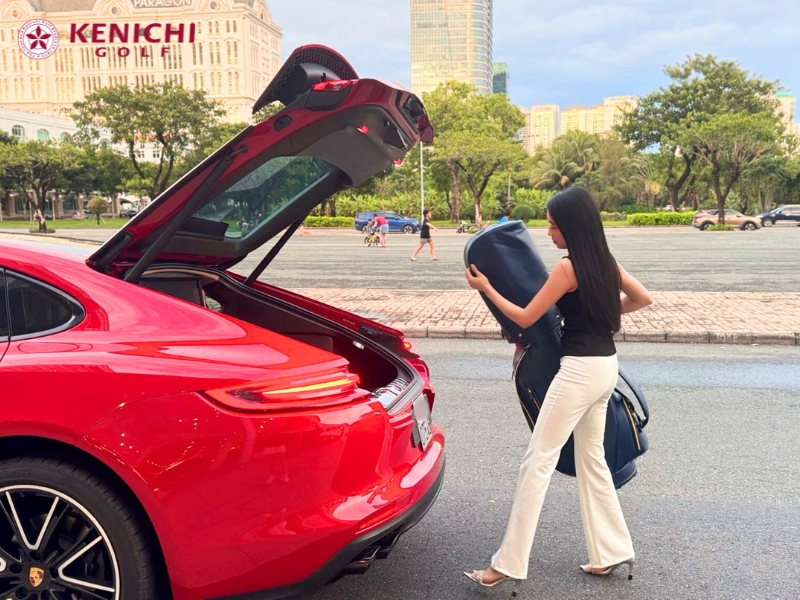 Trưởng Phòng Kenichi Golf Việt Nam Lái Siêu Xe Porsche Giao Siêu Phẩm Kenichi 5 Sao Platinum Limited Edition